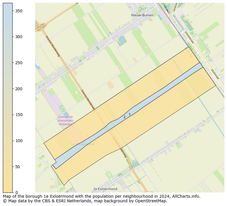 Image of the borough 1e Exloërmond at the map. This image is used as introduction to this page. This page shows a lot of information about the population in the borough 1e Exloërmond (such as the distribution by age groups of the residents, the composition of households, whether inhabitants are natives or Dutch with an immigration background, data about the houses (numbers, types, price development, use, type of property, ...) and more (car ownership, energy consumption, ...) based on open data from the Dutch Central Bureau of Statistics and various other sources!