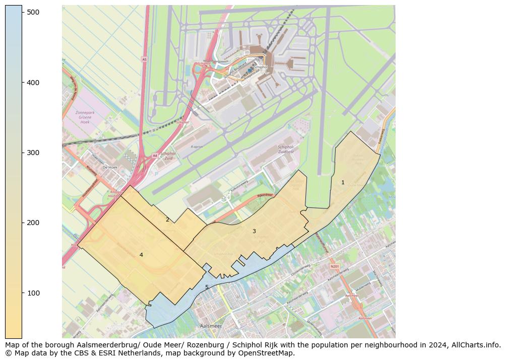 Image of the borough Aalsmeerderbrug/ Oude Meer/ Rozenburg / Schiphol Rijk at the map. This image is used as introduction to this page. This page shows a lot of information about the population in the borough Aalsmeerderbrug/ Oude Meer/ Rozenburg / Schiphol Rijk (such as the distribution by age groups of the residents, the composition of households, whether inhabitants are natives or Dutch with an immigration background, data about the houses (numbers, types, price development, use, type of property, ...) and more (car ownership, energy consumption, ...) based on open data from the Dutch Central Bureau of Statistics and various other sources!