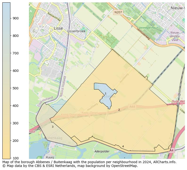 Image of the borough Abbenes / Buitenkaag at the map. This image is used as introduction to this page. This page shows a lot of information about the population in the borough Abbenes / Buitenkaag (such as the distribution by age groups of the residents, the composition of households, whether inhabitants are natives or Dutch with an immigration background, data about the houses (numbers, types, price development, use, type of property, ...) and more (car ownership, energy consumption, ...) based on open data from the Dutch Central Bureau of Statistics and various other sources!