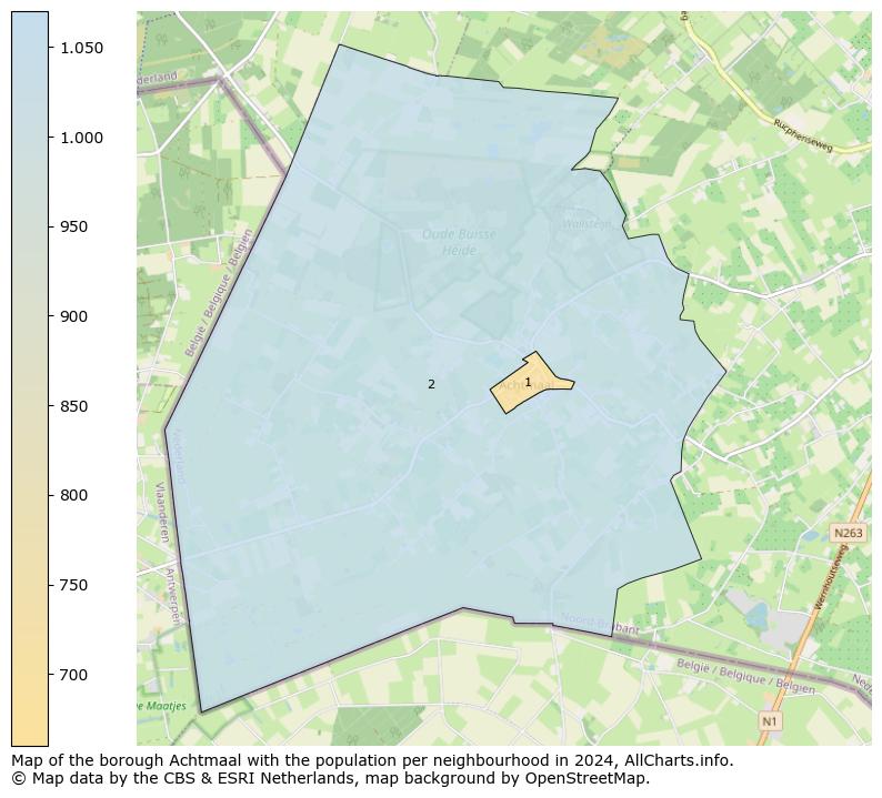 Image of the borough Achtmaal at the map. This image is used as introduction to this page. This page shows a lot of information about the population in the borough Achtmaal (such as the distribution by age groups of the residents, the composition of households, whether inhabitants are natives or Dutch with an immigration background, data about the houses (numbers, types, price development, use, type of property, ...) and more (car ownership, energy consumption, ...) based on open data from the Dutch Central Bureau of Statistics and various other sources!