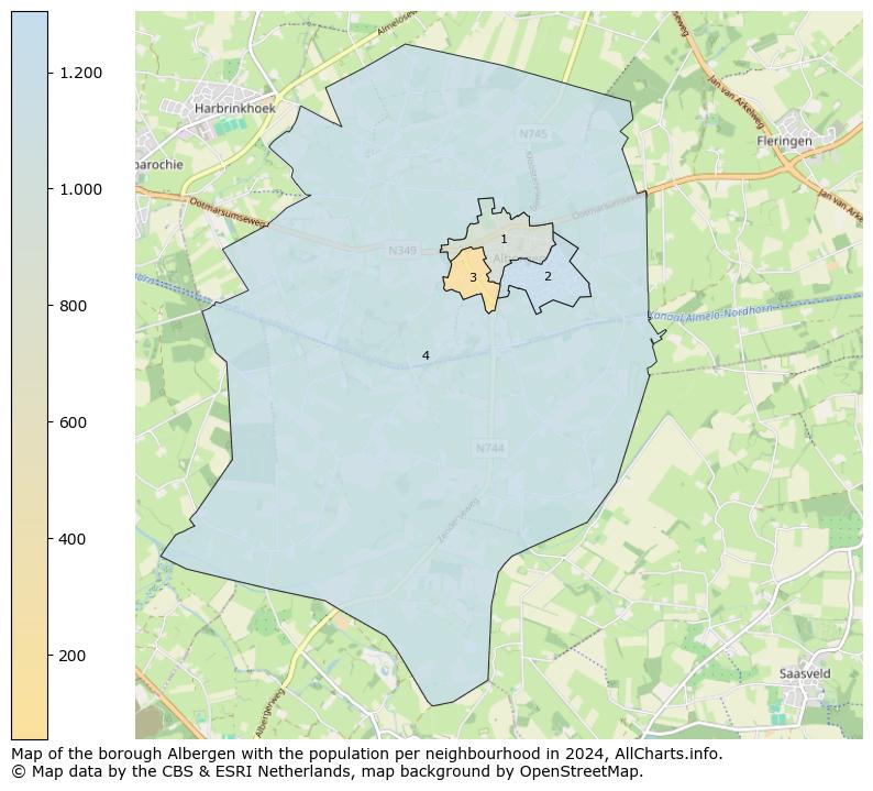 Image of the borough Albergen at the map. This image is used as introduction to this page. This page shows a lot of information about the population in the borough Albergen (such as the distribution by age groups of the residents, the composition of households, whether inhabitants are natives or Dutch with an immigration background, data about the houses (numbers, types, price development, use, type of property, ...) and more (car ownership, energy consumption, ...) based on open data from the Dutch Central Bureau of Statistics and various other sources!