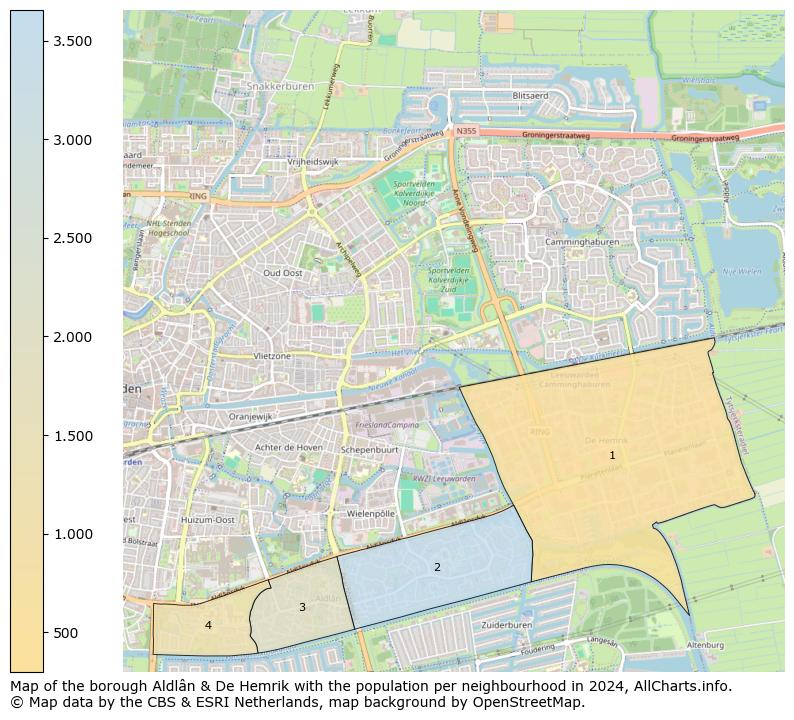 Image of the borough Aldlân & De Hemrik at the map. This image is used as introduction to this page. This page shows a lot of information about the population in the borough Aldlân & De Hemrik (such as the distribution by age groups of the residents, the composition of households, whether inhabitants are natives or Dutch with an immigration background, data about the houses (numbers, types, price development, use, type of property, ...) and more (car ownership, energy consumption, ...) based on open data from the Dutch Central Bureau of Statistics and various other sources!