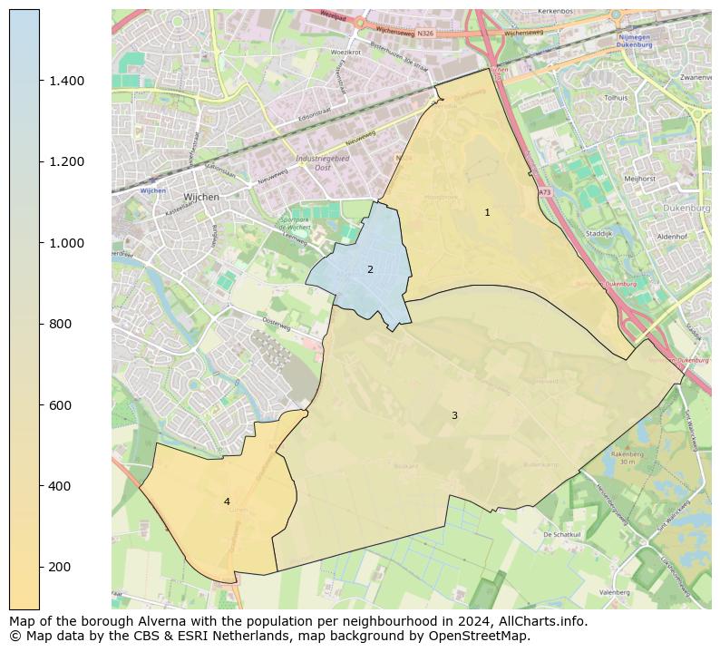 Image of the borough Alverna at the map. This image is used as introduction to this page. This page shows a lot of information about the population in the borough Alverna (such as the distribution by age groups of the residents, the composition of households, whether inhabitants are natives or Dutch with an immigration background, data about the houses (numbers, types, price development, use, type of property, ...) and more (car ownership, energy consumption, ...) based on open data from the Dutch Central Bureau of Statistics and various other sources!