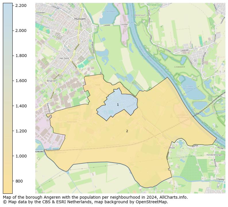 Image of the borough Angeren at the map. This image is used as introduction to this page. This page shows a lot of information about the population in the borough Angeren (such as the distribution by age groups of the residents, the composition of households, whether inhabitants are natives or Dutch with an immigration background, data about the houses (numbers, types, price development, use, type of property, ...) and more (car ownership, energy consumption, ...) based on open data from the Dutch Central Bureau of Statistics and various other sources!