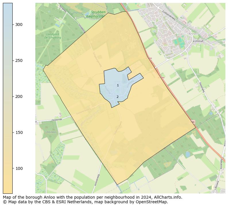 Image of the borough Anloo at the map. This image is used as introduction to this page. This page shows a lot of information about the population in the borough Anloo (such as the distribution by age groups of the residents, the composition of households, whether inhabitants are natives or Dutch with an immigration background, data about the houses (numbers, types, price development, use, type of property, ...) and more (car ownership, energy consumption, ...) based on open data from the Dutch Central Bureau of Statistics and various other sources!