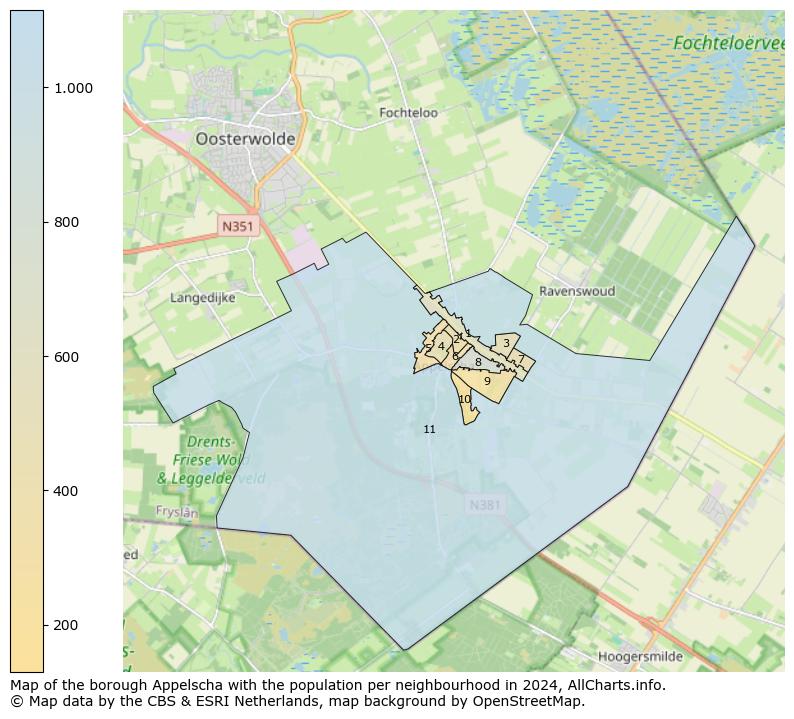 Image of the borough Appelscha at the map. This image is used as introduction to this page. This page shows a lot of information about the population in the borough Appelscha (such as the distribution by age groups of the residents, the composition of households, whether inhabitants are natives or Dutch with an immigration background, data about the houses (numbers, types, price development, use, type of property, ...) and more (car ownership, energy consumption, ...) based on open data from the Dutch Central Bureau of Statistics and various other sources!