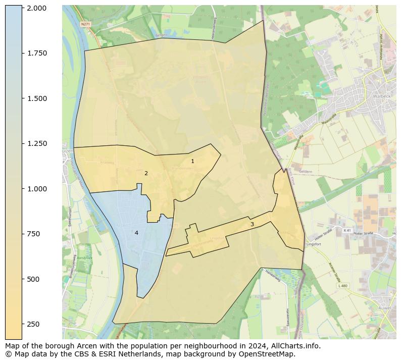 Image of the borough Arcen at the map. This image is used as introduction to this page. This page shows a lot of information about the population in the borough Arcen (such as the distribution by age groups of the residents, the composition of households, whether inhabitants are natives or Dutch with an immigration background, data about the houses (numbers, types, price development, use, type of property, ...) and more (car ownership, energy consumption, ...) based on open data from the Dutch Central Bureau of Statistics and various other sources!