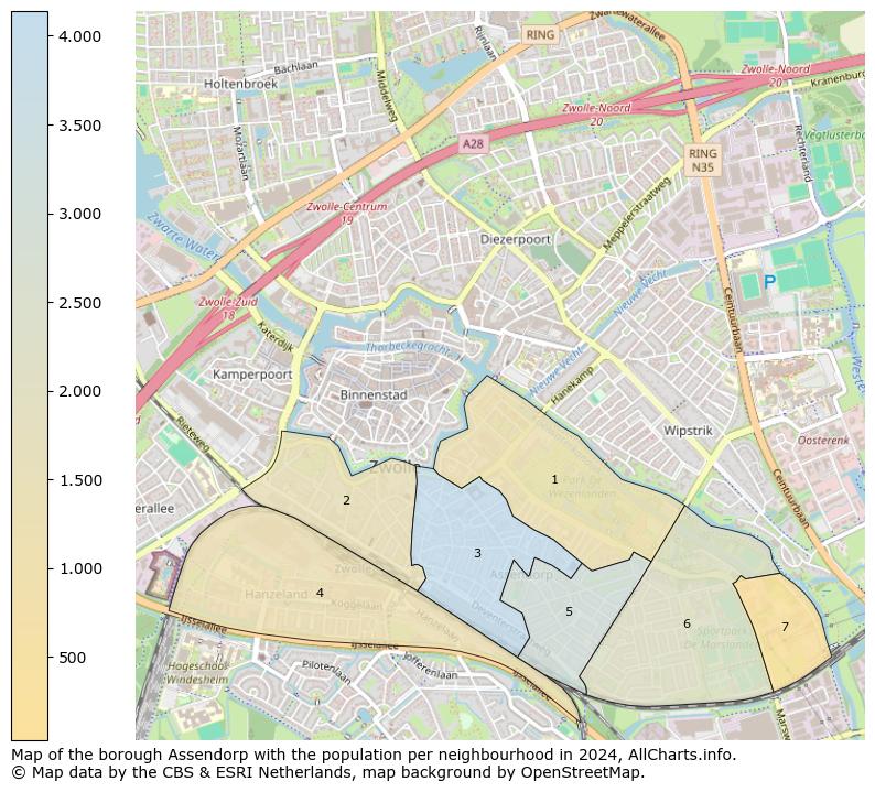 Image of the borough Assendorp at the map. This image is used as introduction to this page. This page shows a lot of information about the population in the borough Assendorp (such as the distribution by age groups of the residents, the composition of households, whether inhabitants are natives or Dutch with an immigration background, data about the houses (numbers, types, price development, use, type of property, ...) and more (car ownership, energy consumption, ...) based on open data from the Dutch Central Bureau of Statistics and various other sources!