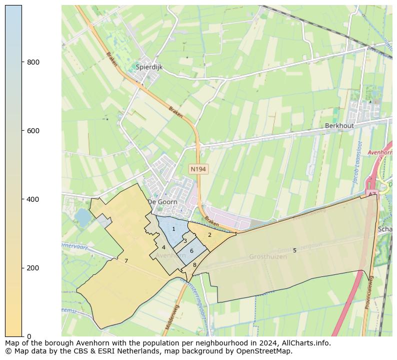 Image of the borough Avenhorn at the map. This image is used as introduction to this page. This page shows a lot of information about the population in the borough Avenhorn (such as the distribution by age groups of the residents, the composition of households, whether inhabitants are natives or Dutch with an immigration background, data about the houses (numbers, types, price development, use, type of property, ...) and more (car ownership, energy consumption, ...) based on open data from the Dutch Central Bureau of Statistics and various other sources!