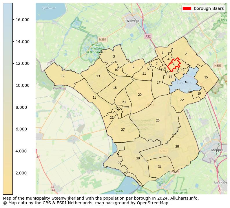 Image of the borough Baars at the map. This image is used as introduction to this page. This page shows a lot of information about the population in the borough Baars (such as the distribution by age groups of the residents, the composition of households, whether inhabitants are natives or Dutch with an immigration background, data about the houses (numbers, types, price development, use, type of property, ...) and more (car ownership, energy consumption, ...) based on open data from the Dutch Central Bureau of Statistics and various other sources!