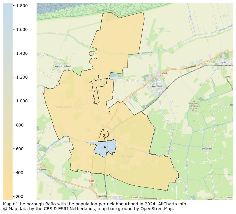 Image of the borough Baflo at the map. This image is used as introduction to this page. This page shows a lot of information about the population in the borough Baflo (such as the distribution by age groups of the residents, the composition of households, whether inhabitants are natives or Dutch with an immigration background, data about the houses (numbers, types, price development, use, type of property, ...) and more (car ownership, energy consumption, ...) based on open data from the Dutch Central Bureau of Statistics and various other sources!