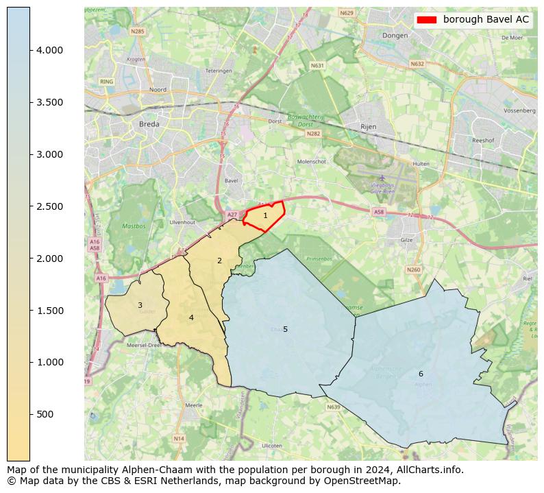 Image of the borough Bavel AC at the map. This image is used as introduction to this page. This page shows a lot of information about the population in the borough Bavel AC (such as the distribution by age groups of the residents, the composition of households, whether inhabitants are natives or Dutch with an immigration background, data about the houses (numbers, types, price development, use, type of property, ...) and more (car ownership, energy consumption, ...) based on open data from the Dutch Central Bureau of Statistics and various other sources!