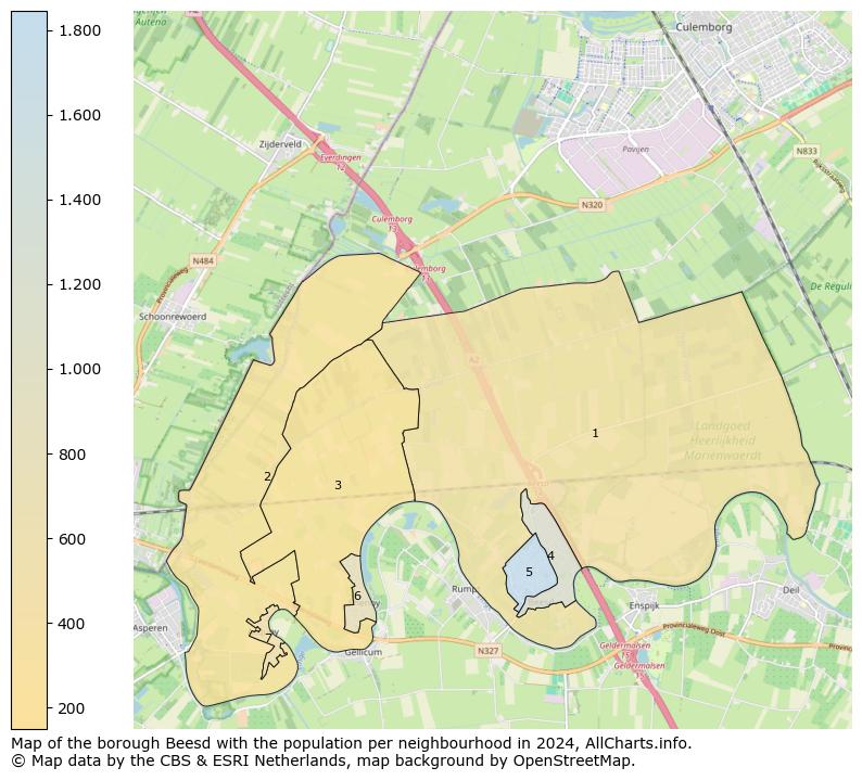 Image of the borough Beesd at the map. This image is used as introduction to this page. This page shows a lot of information about the population in the borough Beesd (such as the distribution by age groups of the residents, the composition of households, whether inhabitants are natives or Dutch with an immigration background, data about the houses (numbers, types, price development, use, type of property, ...) and more (car ownership, energy consumption, ...) based on open data from the Dutch Central Bureau of Statistics and various other sources!