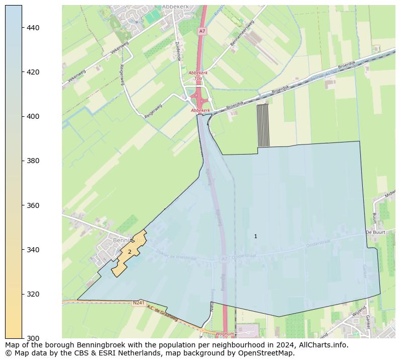 Image of the borough Benningbroek at the map. This image is used as introduction to this page. This page shows a lot of information about the population in the borough Benningbroek (such as the distribution by age groups of the residents, the composition of households, whether inhabitants are natives or Dutch with an immigration background, data about the houses (numbers, types, price development, use, type of property, ...) and more (car ownership, energy consumption, ...) based on open data from the Dutch Central Bureau of Statistics and various other sources!