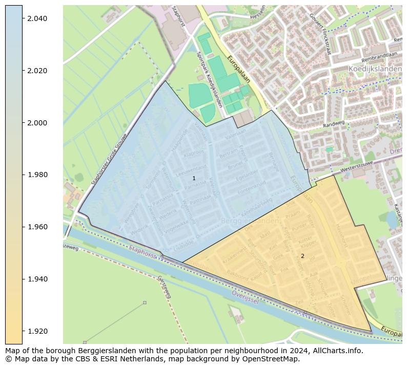 Image of the borough Berggierslanden at the map. This image is used as introduction to this page. This page shows a lot of information about the population in the borough Berggierslanden (such as the distribution by age groups of the residents, the composition of households, whether inhabitants are natives or Dutch with an immigration background, data about the houses (numbers, types, price development, use, type of property, ...) and more (car ownership, energy consumption, ...) based on open data from the Dutch Central Bureau of Statistics and various other sources!