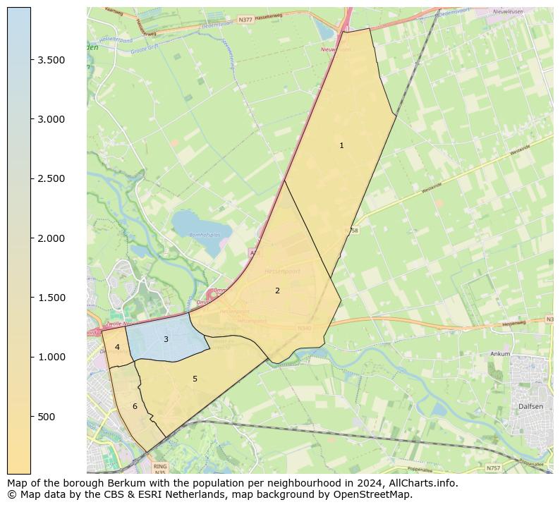 Image of the borough Berkum at the map. This image is used as introduction to this page. This page shows a lot of information about the population in the borough Berkum (such as the distribution by age groups of the residents, the composition of households, whether inhabitants are natives or Dutch with an immigration background, data about the houses (numbers, types, price development, use, type of property, ...) and more (car ownership, energy consumption, ...) based on open data from the Dutch Central Bureau of Statistics and various other sources!