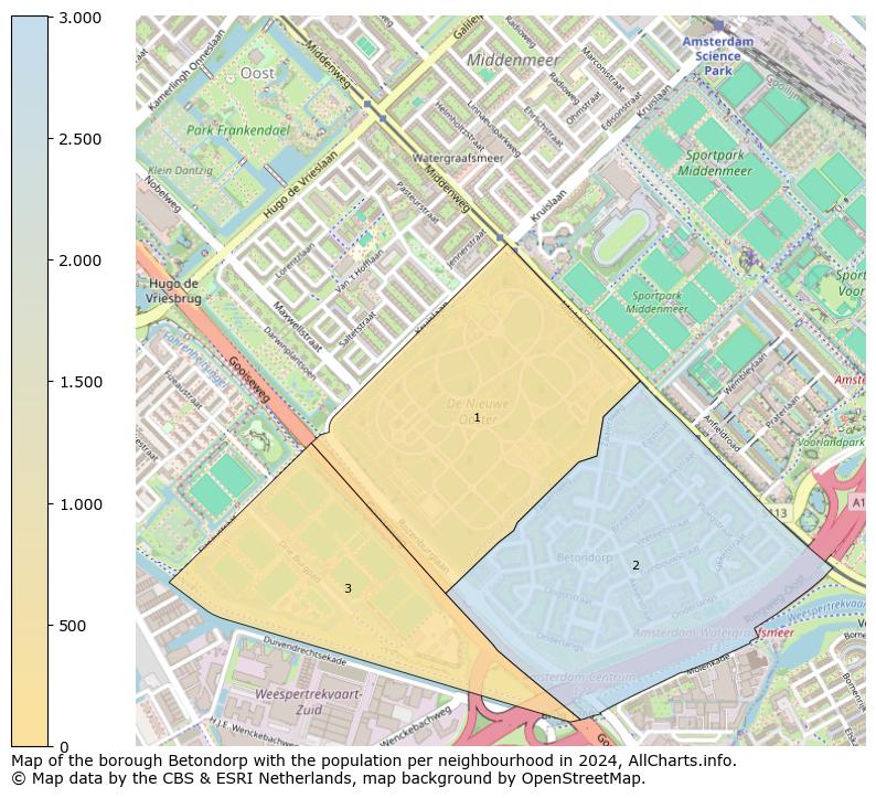 Image of the borough Betondorp at the map. This image is used as introduction to this page. This page shows a lot of information about the population in the borough Betondorp (such as the distribution by age groups of the residents, the composition of households, whether inhabitants are natives or Dutch with an immigration background, data about the houses (numbers, types, price development, use, type of property, ...) and more (car ownership, energy consumption, ...) based on open data from the Dutch Central Bureau of Statistics and various other sources!