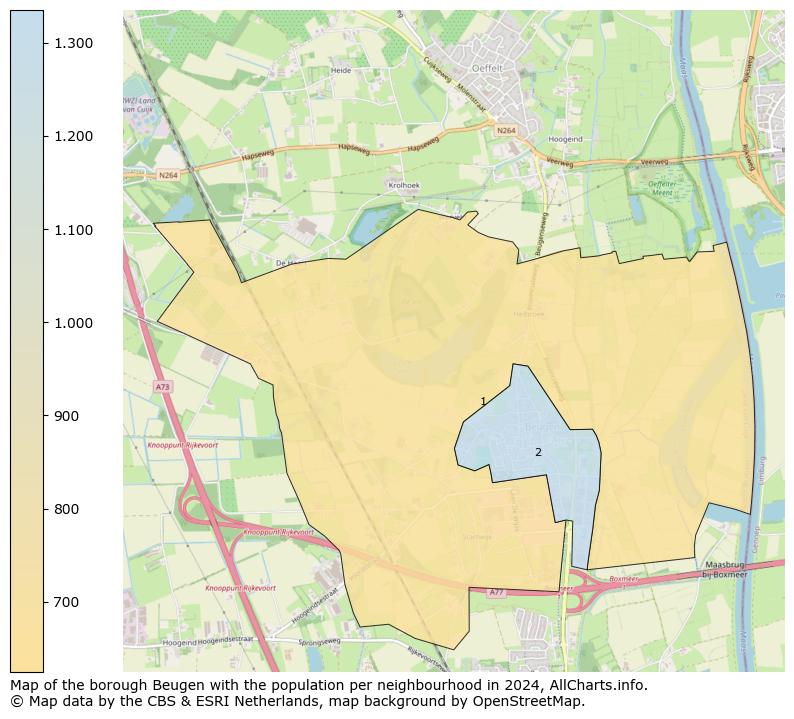 Image of the borough Beugen at the map. This image is used as introduction to this page. This page shows a lot of information about the population in the borough Beugen (such as the distribution by age groups of the residents, the composition of households, whether inhabitants are natives or Dutch with an immigration background, data about the houses (numbers, types, price development, use, type of property, ...) and more (car ownership, energy consumption, ...) based on open data from the Dutch Central Bureau of Statistics and various other sources!