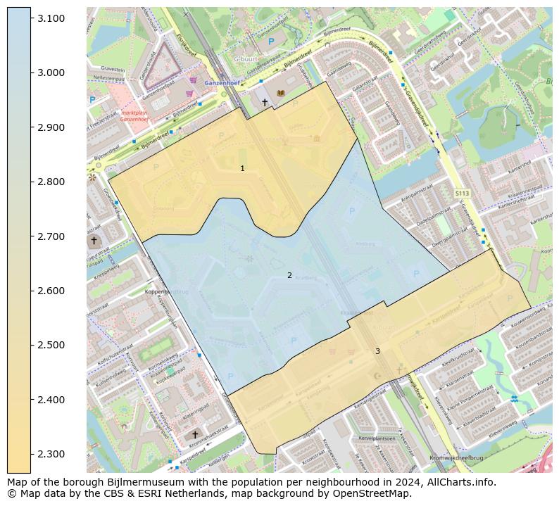 Image of the borough Bijlmermuseum at the map. This image is used as introduction to this page. This page shows a lot of information about the population in the borough Bijlmermuseum (such as the distribution by age groups of the residents, the composition of households, whether inhabitants are natives or Dutch with an immigration background, data about the houses (numbers, types, price development, use, type of property, ...) and more (car ownership, energy consumption, ...) based on open data from the Dutch Central Bureau of Statistics and various other sources!