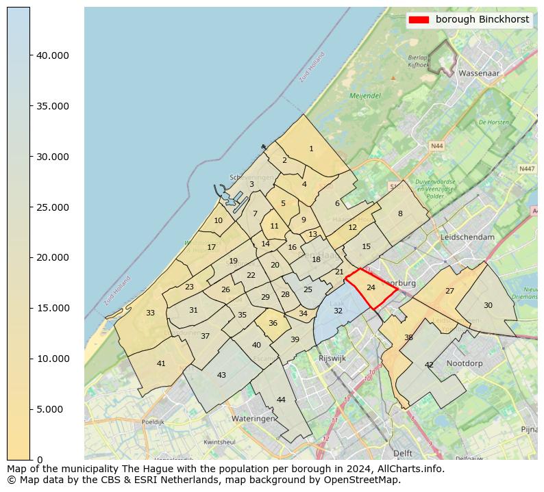 Image of the borough Binckhorst at the map. This image is used as introduction to this page. This page shows a lot of information about the population in the borough Binckhorst (such as the distribution by age groups of the residents, the composition of households, whether inhabitants are natives or Dutch with an immigration background, data about the houses (numbers, types, price development, use, type of property, ...) and more (car ownership, energy consumption, ...) based on open data from the Dutch Central Bureau of Statistics and various other sources!