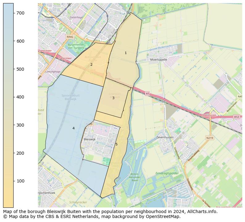 Image of the borough Bleiswijk Buiten at the map. This image is used as introduction to this page. This page shows a lot of information about the population in the borough Bleiswijk Buiten (such as the distribution by age groups of the residents, the composition of households, whether inhabitants are natives or Dutch with an immigration background, data about the houses (numbers, types, price development, use, type of property, ...) and more (car ownership, energy consumption, ...) based on open data from the Dutch Central Bureau of Statistics and various other sources!