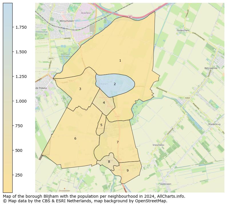 Image of the borough Blijham at the map. This image is used as introduction to this page. This page shows a lot of information about the population in the borough Blijham (such as the distribution by age groups of the residents, the composition of households, whether inhabitants are natives or Dutch with an immigration background, data about the houses (numbers, types, price development, use, type of property, ...) and more (car ownership, energy consumption, ...) based on open data from the Dutch Central Bureau of Statistics and various other sources!