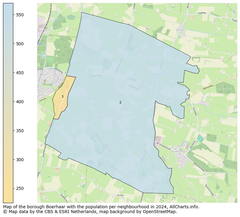 Image of the borough Boerhaar at the map. This image is used as introduction to this page. This page shows a lot of information about the population in the borough Boerhaar (such as the distribution by age groups of the residents, the composition of households, whether inhabitants are natives or Dutch with an immigration background, data about the houses (numbers, types, price development, use, type of property, ...) and more (car ownership, energy consumption, ...) based on open data from the Dutch Central Bureau of Statistics and various other sources!