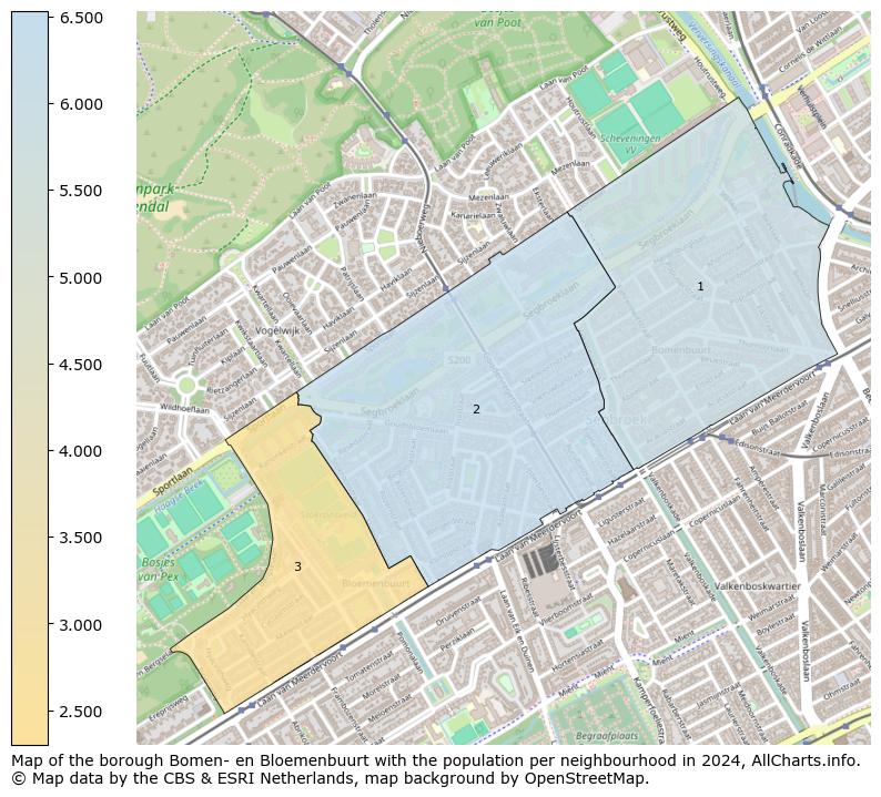 Image of the borough Bomen- en Bloemenbuurt at the map. This image is used as introduction to this page. This page shows a lot of information about the population in the borough Bomen- en Bloemenbuurt (such as the distribution by age groups of the residents, the composition of households, whether inhabitants are natives or Dutch with an immigration background, data about the houses (numbers, types, price development, use, type of property, ...) and more (car ownership, energy consumption, ...) based on open data from the Dutch Central Bureau of Statistics and various other sources!