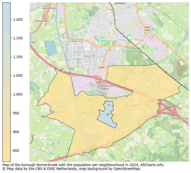 Image of the borough Bornerbroek at the map. This image is used as introduction to this page. This page shows a lot of information about the population in the borough Bornerbroek (such as the distribution by age groups of the residents, the composition of households, whether inhabitants are natives or Dutch with an immigration background, data about the houses (numbers, types, price development, use, type of property, ...) and more (car ownership, energy consumption, ...) based on open data from the Dutch Central Bureau of Statistics and various other sources!