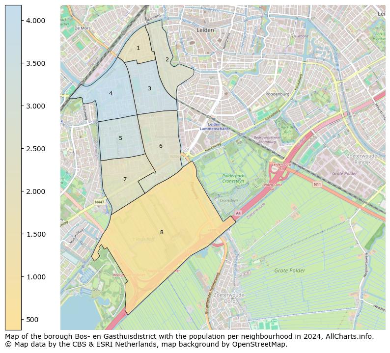 Image of the borough Bos- en Gasthuisdistrict at the map. This image is used as introduction to this page. This page shows a lot of information about the population in the borough Bos- en Gasthuisdistrict (such as the distribution by age groups of the residents, the composition of households, whether inhabitants are natives or Dutch with an immigration background, data about the houses (numbers, types, price development, use, type of property, ...) and more (car ownership, energy consumption, ...) based on open data from the Dutch Central Bureau of Statistics and various other sources!