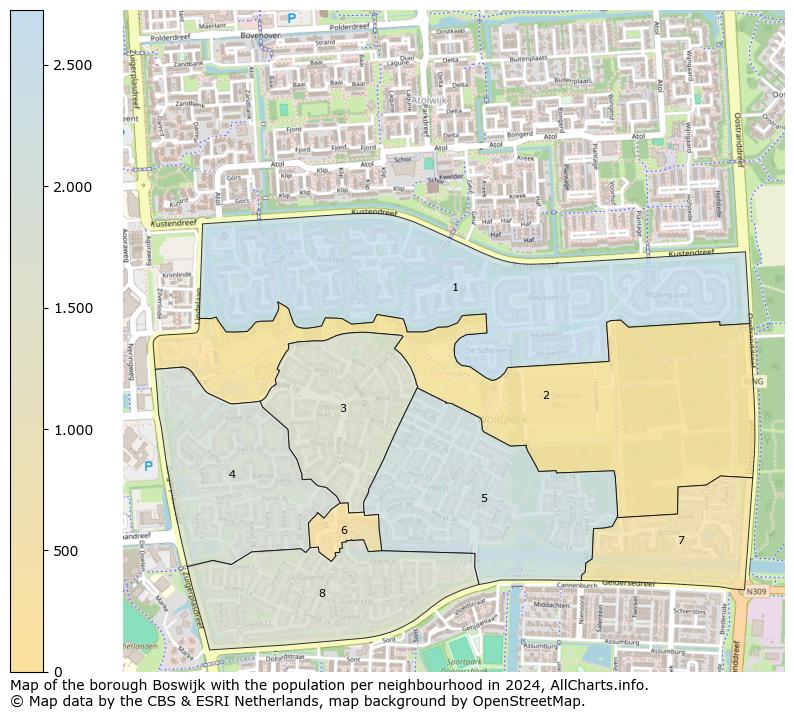 Image of the borough Boswijk at the map. This image is used as introduction to this page. This page shows a lot of information about the population in the borough Boswijk (such as the distribution by age groups of the residents, the composition of households, whether inhabitants are natives or Dutch with an immigration background, data about the houses (numbers, types, price development, use, type of property, ...) and more (car ownership, energy consumption, ...) based on open data from the Dutch Central Bureau of Statistics and various other sources!