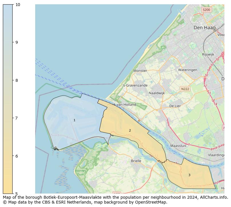 Image of the borough Botlek-Europoort-Maasvlakte at the map. This image is used as introduction to this page. This page shows a lot of information about the population in the borough Botlek-Europoort-Maasvlakte (such as the distribution by age groups of the residents, the composition of households, whether inhabitants are natives or Dutch with an immigration background, data about the houses (numbers, types, price development, use, type of property, ...) and more (car ownership, energy consumption, ...) based on open data from the Dutch Central Bureau of Statistics and various other sources!