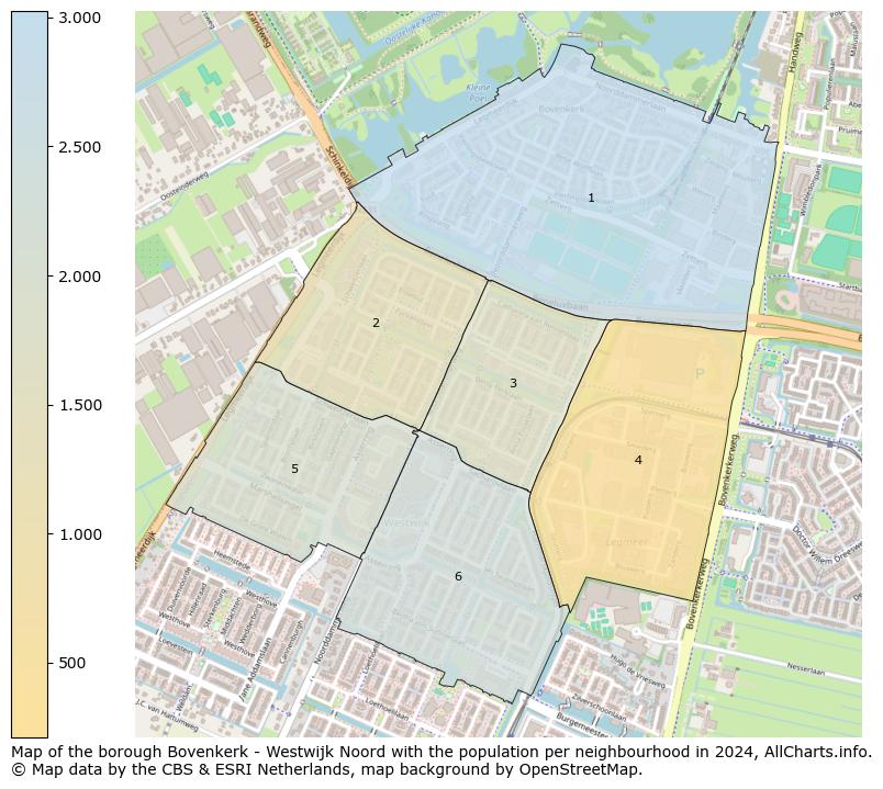 Image of the borough Bovenkerk - Westwijk Noord at the map. This image is used as introduction to this page. This page shows a lot of information about the population in the borough Bovenkerk - Westwijk Noord (such as the distribution by age groups of the residents, the composition of households, whether inhabitants are natives or Dutch with an immigration background, data about the houses (numbers, types, price development, use, type of property, ...) and more (car ownership, energy consumption, ...) based on open data from the Dutch Central Bureau of Statistics and various other sources!