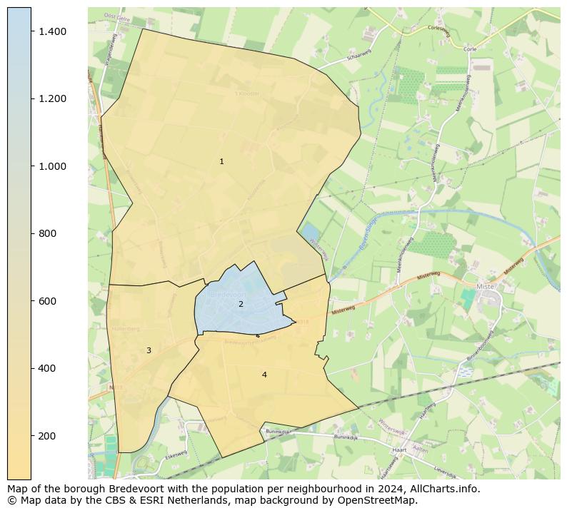 Image of the borough Bredevoort at the map. This image is used as introduction to this page. This page shows a lot of information about the population in the borough Bredevoort (such as the distribution by age groups of the residents, the composition of households, whether inhabitants are natives or Dutch with an immigration background, data about the houses (numbers, types, price development, use, type of property, ...) and more (car ownership, energy consumption, ...) based on open data from the Dutch Central Bureau of Statistics and various other sources!