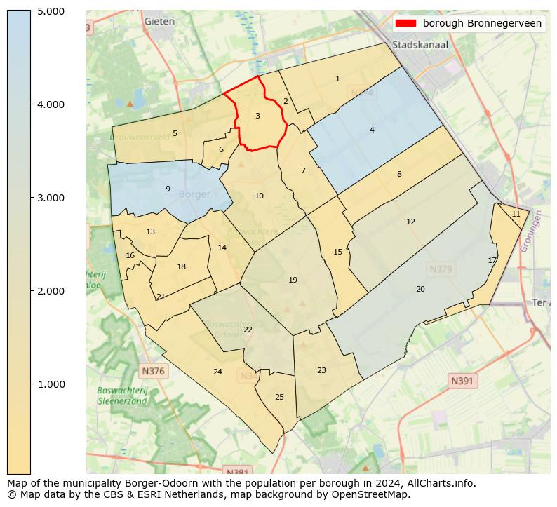 Image of the borough Bronnegerveen at the map. This image is used as introduction to this page. This page shows a lot of information about the population in the borough Bronnegerveen (such as the distribution by age groups of the residents, the composition of households, whether inhabitants are natives or Dutch with an immigration background, data about the houses (numbers, types, price development, use, type of property, ...) and more (car ownership, energy consumption, ...) based on open data from the Dutch Central Bureau of Statistics and various other sources!