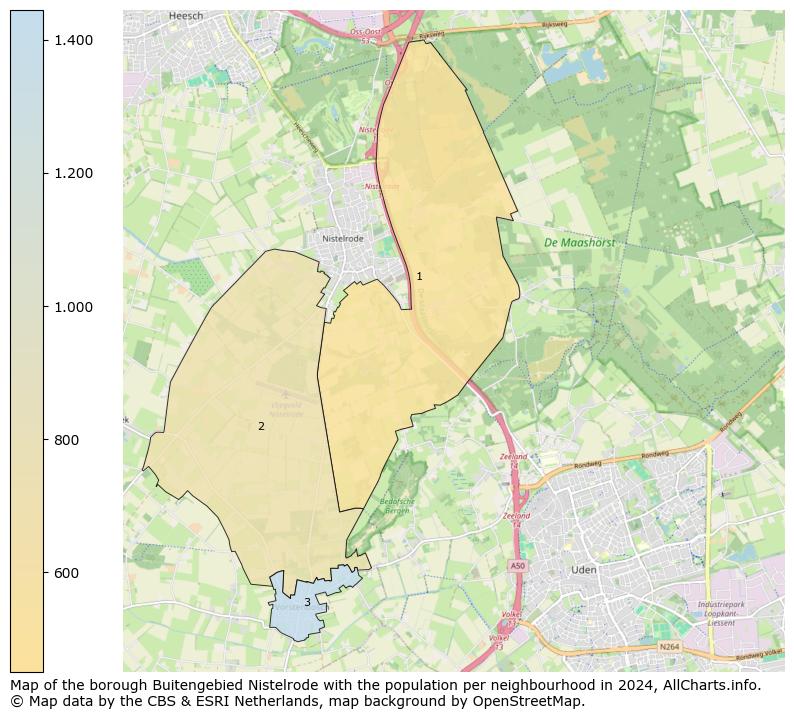 Image of the borough Buitengebied Nistelrode at the map. This image is used as introduction to this page. This page shows a lot of information about the population in the borough Buitengebied Nistelrode (such as the distribution by age groups of the residents, the composition of households, whether inhabitants are natives or Dutch with an immigration background, data about the houses (numbers, types, price development, use, type of property, ...) and more (car ownership, energy consumption, ...) based on open data from the Dutch Central Bureau of Statistics and various other sources!