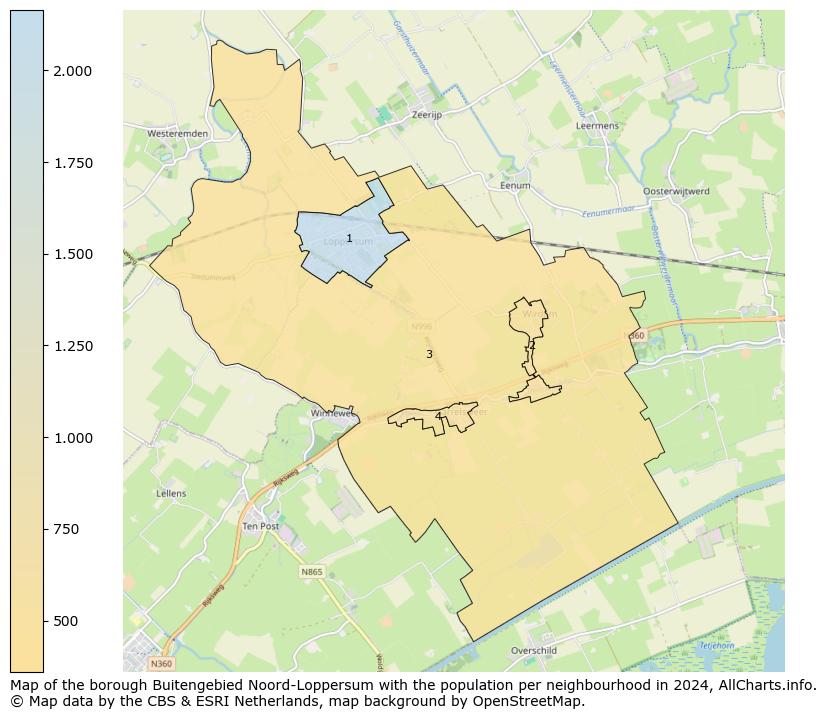 Image of the borough Buitengebied Noord-Loppersum at the map. This image is used as introduction to this page. This page shows a lot of information about the population in the borough Buitengebied Noord-Loppersum (such as the distribution by age groups of the residents, the composition of households, whether inhabitants are natives or Dutch with an immigration background, data about the houses (numbers, types, price development, use, type of property, ...) and more (car ownership, energy consumption, ...) based on open data from the Dutch Central Bureau of Statistics and various other sources!