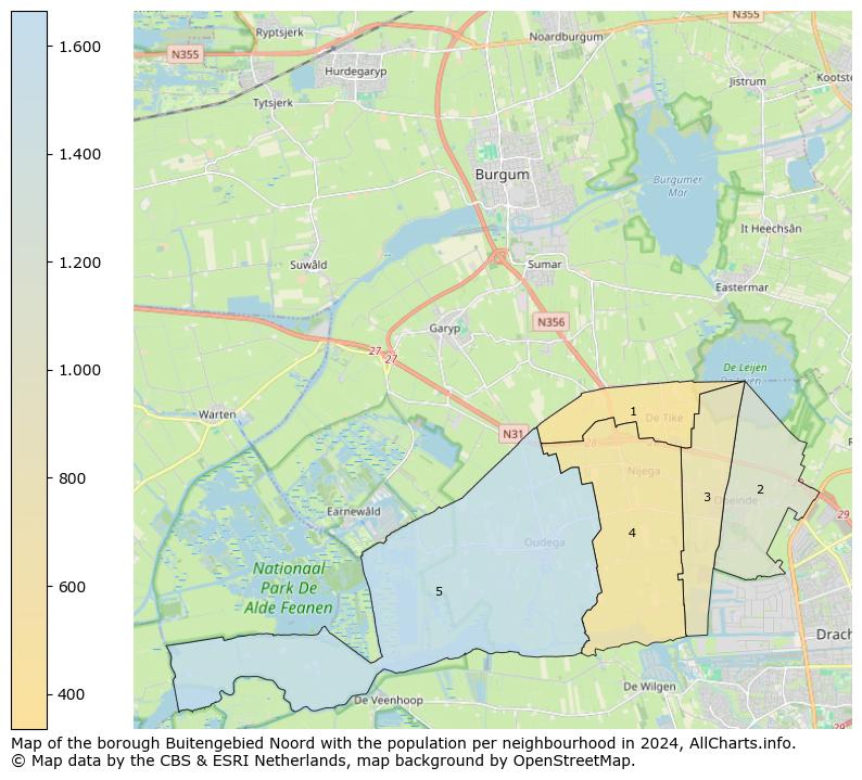 Image of the borough Buitengebied Noord at the map. This image is used as introduction to this page. This page shows a lot of information about the population in the borough Buitengebied Noord (such as the distribution by age groups of the residents, the composition of households, whether inhabitants are natives or Dutch with an immigration background, data about the houses (numbers, types, price development, use, type of property, ...) and more (car ownership, energy consumption, ...) based on open data from the Dutch Central Bureau of Statistics and various other sources!