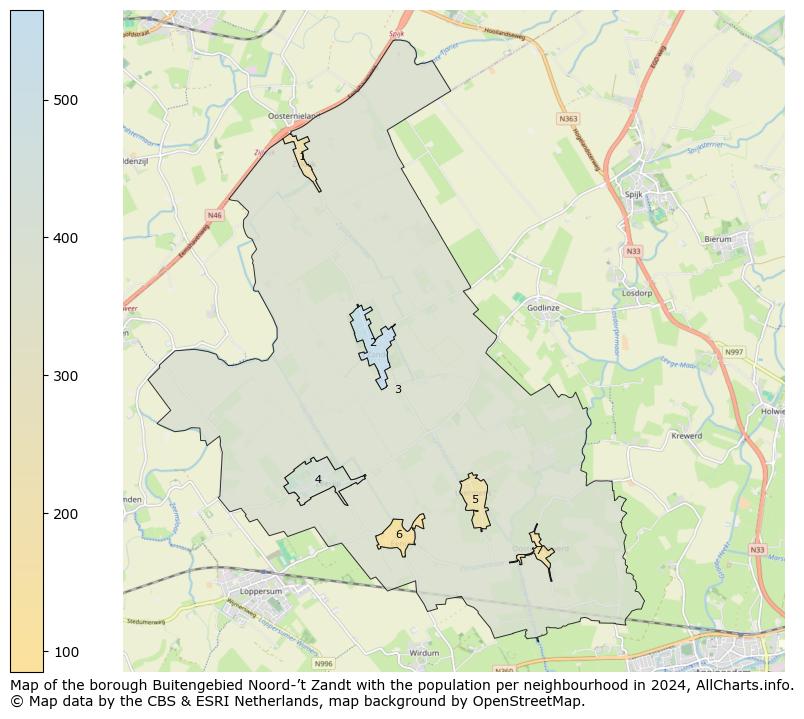 Image of the borough Buitengebied Noord-’t Zandt at the map. This image is used as introduction to this page. This page shows a lot of information about the population in the borough Buitengebied Noord-’t Zandt (such as the distribution by age groups of the residents, the composition of households, whether inhabitants are natives or Dutch with an immigration background, data about the houses (numbers, types, price development, use, type of property, ...) and more (car ownership, energy consumption, ...) based on open data from the Dutch Central Bureau of Statistics and various other sources!