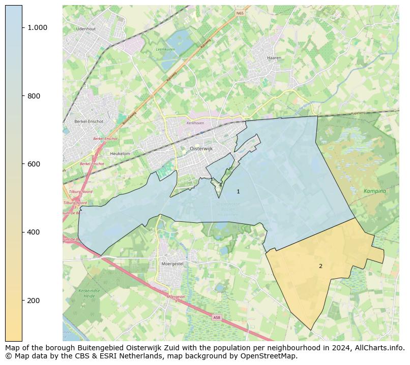 Image of the borough Buitengebied Oisterwijk Zuid at the map. This image is used as introduction to this page. This page shows a lot of information about the population in the borough Buitengebied Oisterwijk Zuid (such as the distribution by age groups of the residents, the composition of households, whether inhabitants are natives or Dutch with an immigration background, data about the houses (numbers, types, price development, use, type of property, ...) and more (car ownership, energy consumption, ...) based on open data from the Dutch Central Bureau of Statistics and various other sources!