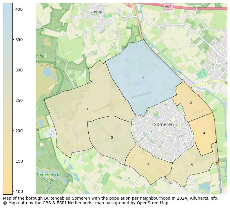 Image of the borough Buitengebied Someren at the map. This image is used as introduction to this page. This page shows a lot of information about the population in the borough Buitengebied Someren (such as the distribution by age groups of the residents, the composition of households, whether inhabitants are natives or Dutch with an immigration background, data about the houses (numbers, types, price development, use, type of property, ...) and more (car ownership, energy consumption, ...) based on open data from the Dutch Central Bureau of Statistics and various other sources!