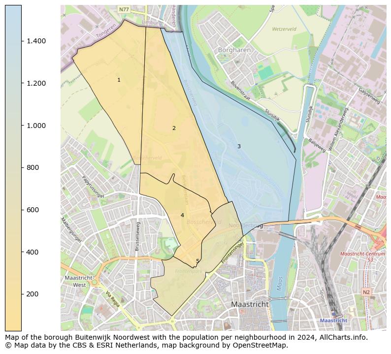 Image of the borough Buitenwijk Noordwest at the map. This image is used as introduction to this page. This page shows a lot of information about the population in the borough Buitenwijk Noordwest (such as the distribution by age groups of the residents, the composition of households, whether inhabitants are natives or Dutch with an immigration background, data about the houses (numbers, types, price development, use, type of property, ...) and more (car ownership, energy consumption, ...) based on open data from the Dutch Central Bureau of Statistics and various other sources!