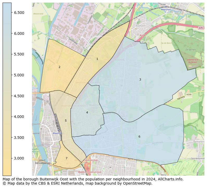 Image of the borough Buitenwijk Oost at the map. This image is used as introduction to this page. This page shows a lot of information about the population in the borough Buitenwijk Oost (such as the distribution by age groups of the residents, the composition of households, whether inhabitants are natives or Dutch with an immigration background, data about the houses (numbers, types, price development, use, type of property, ...) and more (car ownership, energy consumption, ...) based on open data from the Dutch Central Bureau of Statistics and various other sources!