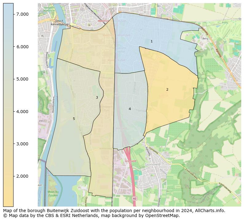 Image of the borough Buitenwijk Zuidoost at the map. This image is used as introduction to this page. This page shows a lot of information about the population in the borough Buitenwijk Zuidoost (such as the distribution by age groups of the residents, the composition of households, whether inhabitants are natives or Dutch with an immigration background, data about the houses (numbers, types, price development, use, type of property, ...) and more (car ownership, energy consumption, ...) based on open data from the Dutch Central Bureau of Statistics and various other sources!