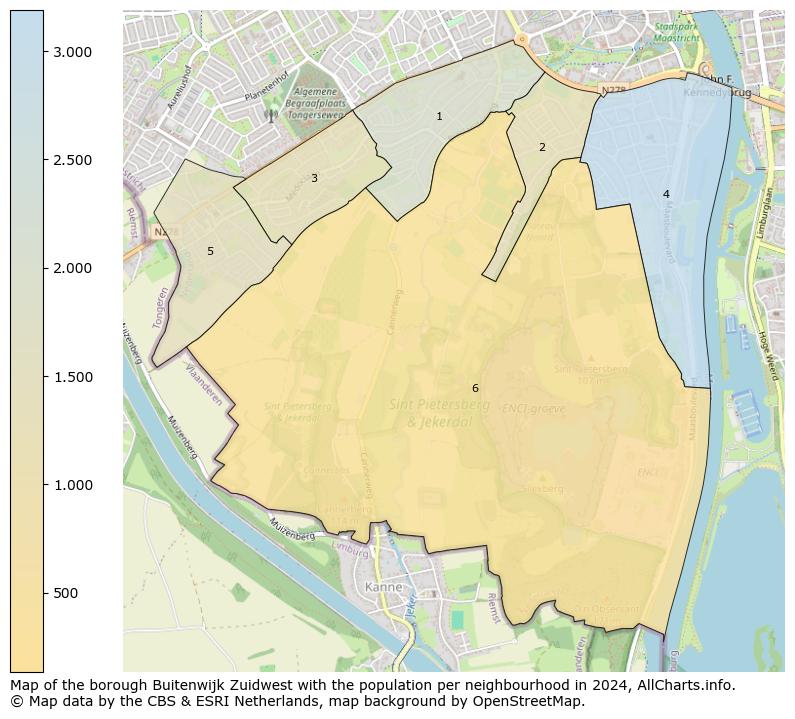 Image of the borough Buitenwijk Zuidwest at the map. This image is used as introduction to this page. This page shows a lot of information about the population in the borough Buitenwijk Zuidwest (such as the distribution by age groups of the residents, the composition of households, whether inhabitants are natives or Dutch with an immigration background, data about the houses (numbers, types, price development, use, type of property, ...) and more (car ownership, energy consumption, ...) based on open data from the Dutch Central Bureau of Statistics and various other sources!