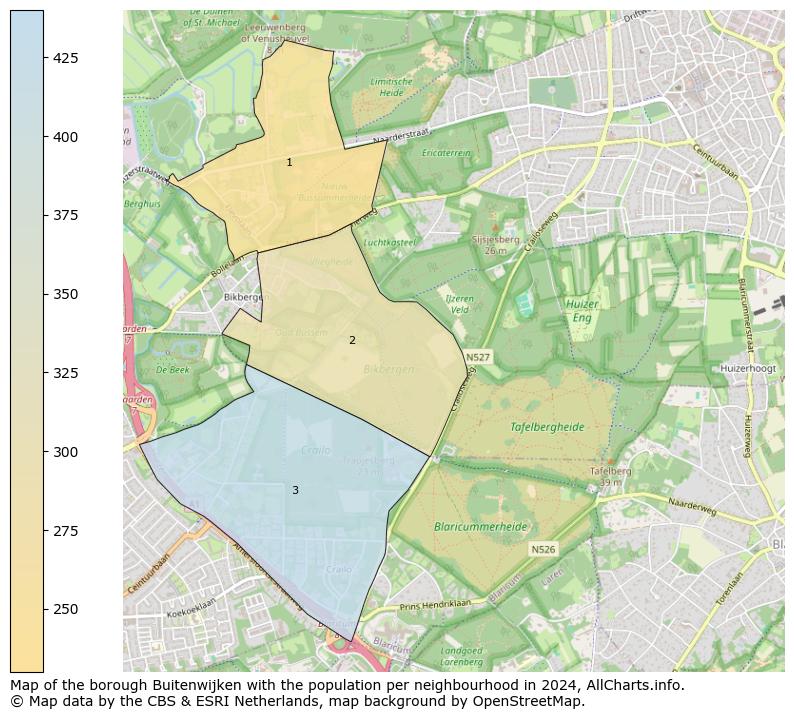 Image of the borough Buitenwijken at the map. This image is used as introduction to this page. This page shows a lot of information about the population in the borough Buitenwijken (such as the distribution by age groups of the residents, the composition of households, whether inhabitants are natives or Dutch with an immigration background, data about the houses (numbers, types, price development, use, type of property, ...) and more (car ownership, energy consumption, ...) based on open data from the Dutch Central Bureau of Statistics and various other sources!