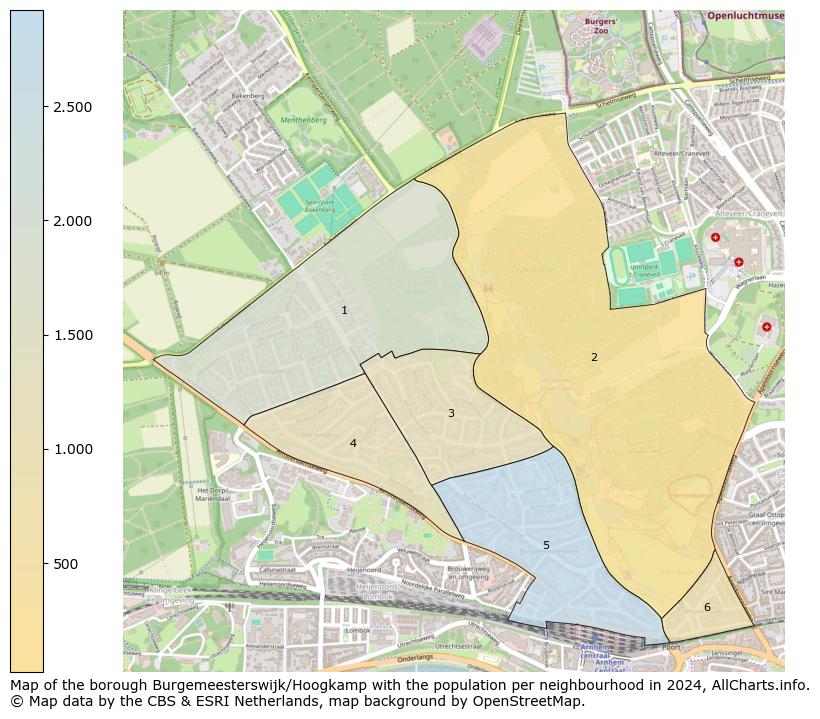 Image of the borough Burgemeesterswijk/Hoogkamp at the map. This image is used as introduction to this page. This page shows a lot of information about the population in the borough Burgemeesterswijk/Hoogkamp (such as the distribution by age groups of the residents, the composition of households, whether inhabitants are natives or Dutch with an immigration background, data about the houses (numbers, types, price development, use, type of property, ...) and more (car ownership, energy consumption, ...) based on open data from the Dutch Central Bureau of Statistics and various other sources!