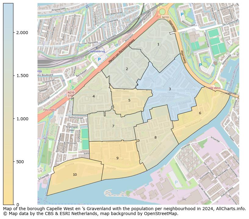 Image of the borough Capelle West en ’s Gravenland at the map. This image is used as introduction to this page. This page shows a lot of information about the population in the borough Capelle West en ’s Gravenland (such as the distribution by age groups of the residents, the composition of households, whether inhabitants are natives or Dutch with an immigration background, data about the houses (numbers, types, price development, use, type of property, ...) and more (car ownership, energy consumption, ...) based on open data from the Dutch Central Bureau of Statistics and various other sources!