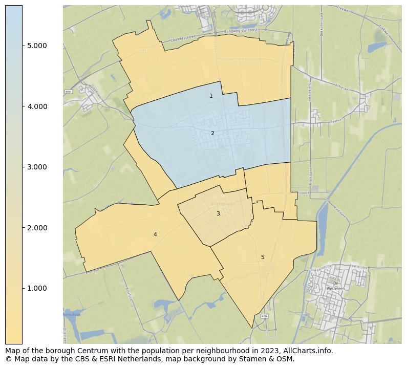 Map of the borough Centrum with the population per neighbourhood in 2023. This page shows a lot of information about residents (such as the distribution by age groups, family composition, gender, native or Dutch with an immigration background, ...), homes (numbers, types, price development, use, type of property, ...) and more (car ownership, energy consumption, ...) based on open data from the Dutch Central Bureau of Statistics and various other sources!