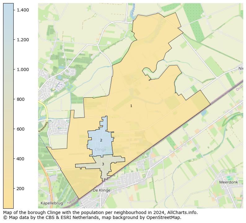 Image of the borough Clinge at the map. This image is used as introduction to this page. This page shows a lot of information about the population in the borough Clinge (such as the distribution by age groups of the residents, the composition of households, whether inhabitants are natives or Dutch with an immigration background, data about the houses (numbers, types, price development, use, type of property, ...) and more (car ownership, energy consumption, ...) based on open data from the Dutch Central Bureau of Statistics and various other sources!